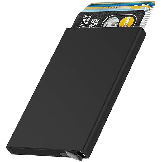 Black RFID Blocking Card Holder
