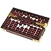 Vintage Chinese Wooden Bead Abacus Arithmetic Calculating Tool 9 Digits Calculator Counting Collection Gift Math Learning Tool Beginners for Children Adult - -