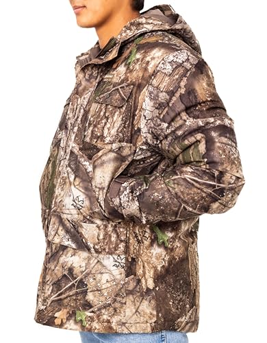 Realtree Men's Camo Hunting Insulated Cold Weather Parka Jacket - Wind-proof, Mid-weight and Super Warm4