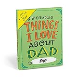 Em & Friends About Dad Book Fill in the Love Fill-in-the-Blank Book Gift Journal, 4.10 x 5.40-inches