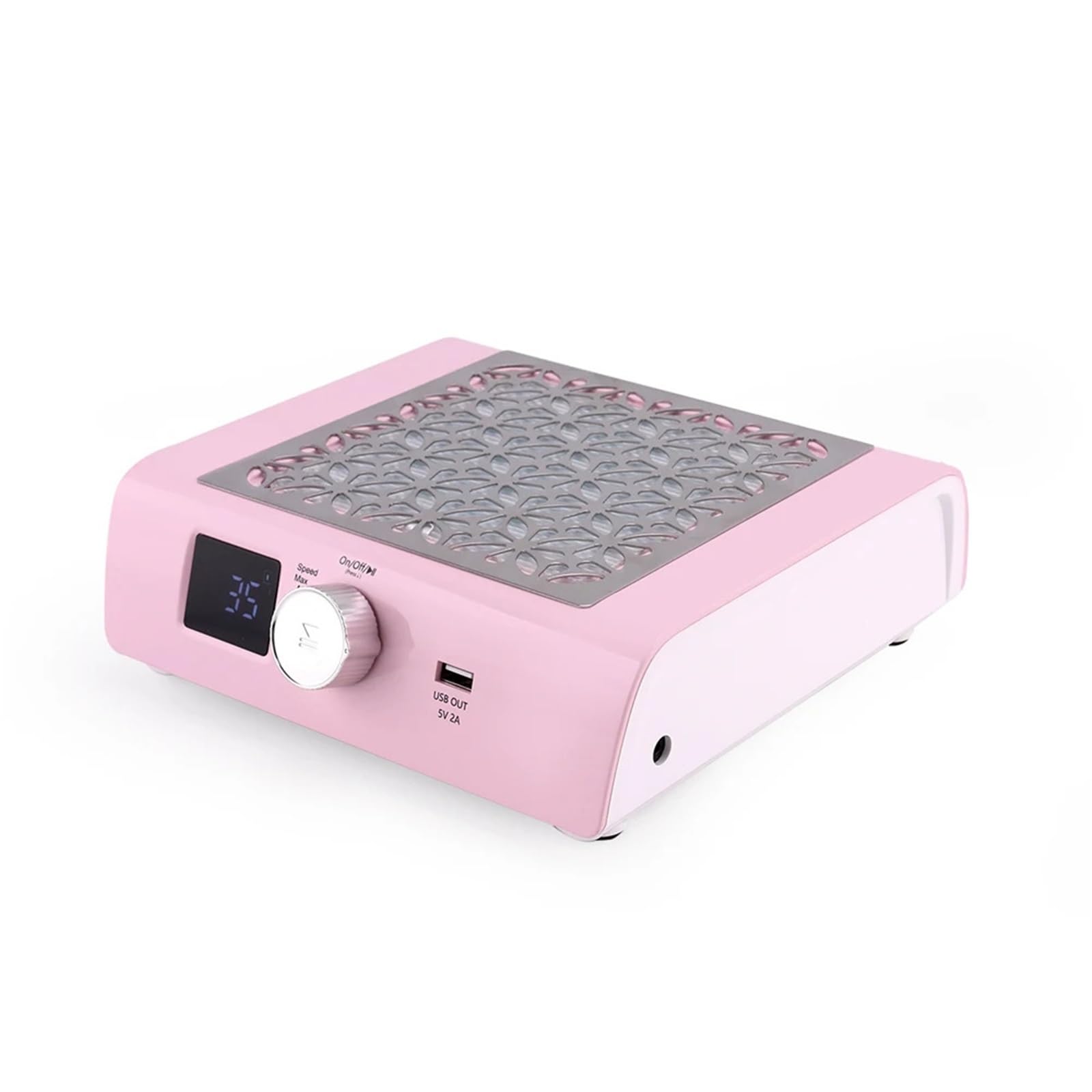 Aspirateur Ongle, Aspirateur Manucure Aspirateur Manucure Puissant 85W, Sans Balais, 4500 tr/min, Batterie(WHITE,A)