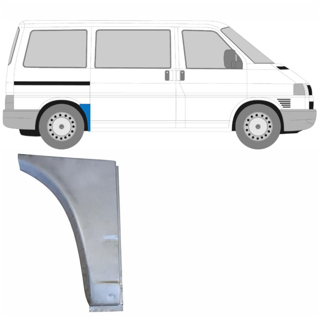 Reparaturblech Kotflügel hinten für Volkswagen Transporter T4 1990-2003 / Rechts