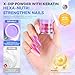 SAVILAND Dip Powder Nail Kit with Drill: 30 Colors Mermaid Dip Nails Powder Starter Kit Dip Powder Liquid Set Dip Base & Top Activator Brush Saver All-in-1 Dip Nail Kit French Nail Art Manicure Salon