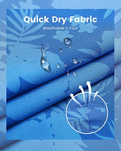 Image of maamgic Mens Swim Trunks with Compression Liner 7 Inch Inseam Mens Bathing Suit Quick Dry Swimming Trunks Swimsuit