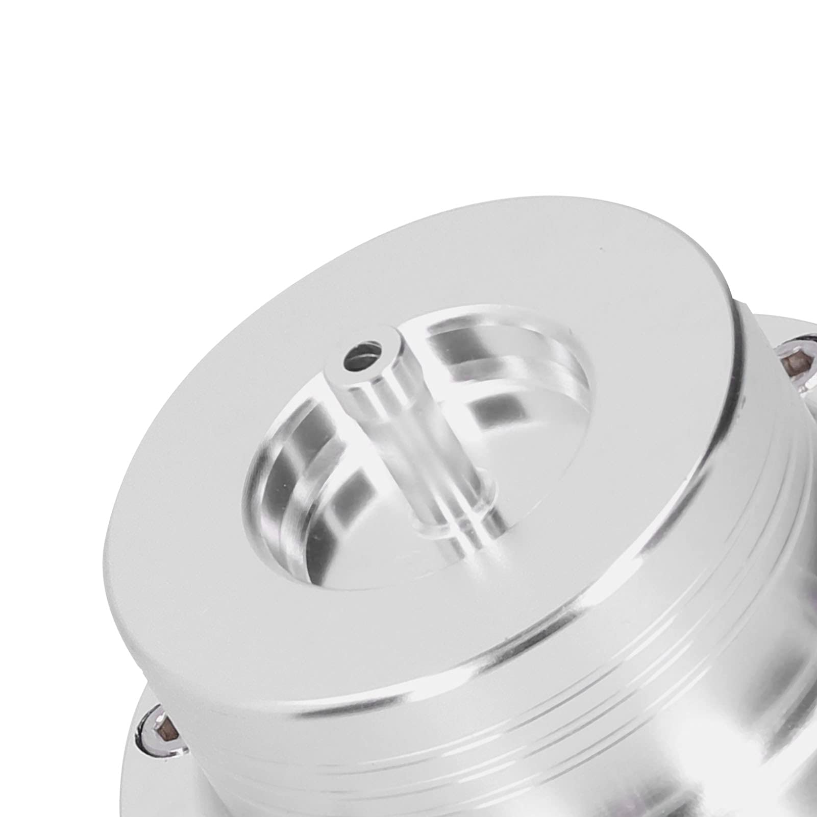 Aramox 25mm Universal Turbine Dump Voiture Blow Off Valve Atmospheric BOV Valve Dump BOV Fit pour Focus RS MK1/Escort Cosworth/Sierra Cosworth(Argent)