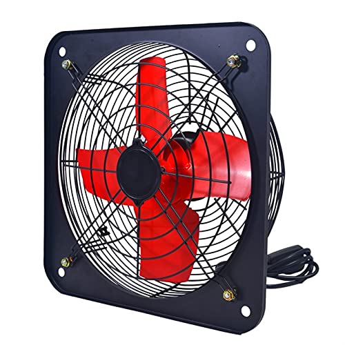 Ventilador Extractor Industrial 10 Pulgadas Metal con Cubierta de Red Doble para Cocina y Baños miniatura 1