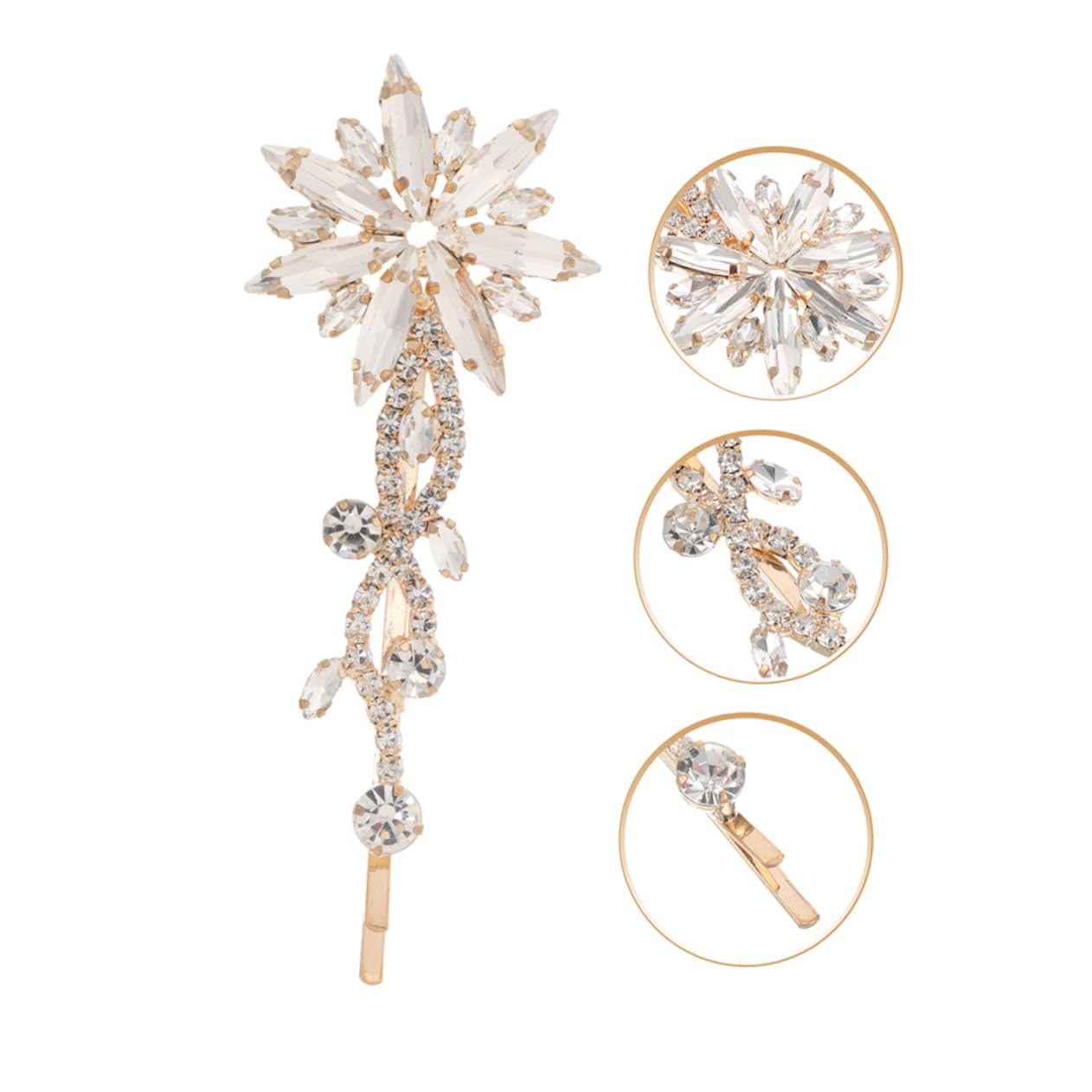 VICASKY 10 Pezzi Fermagli per Sposa con Stile e per Cerimonie Feste e Speciali Fermaglio Decorativo con Tenuta