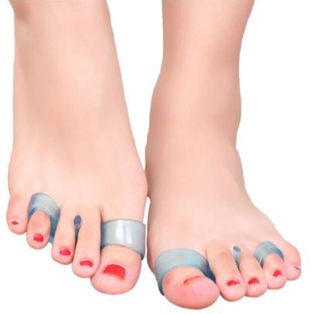 Pedimend per dita – 4 pezzi | Fight alluce valgo alluce valgo dita a martello | silicone gel Bunion protezioni toe Straightener Correctors | toe Stretcher Divaricatore pastiglie maniche | per uomini
