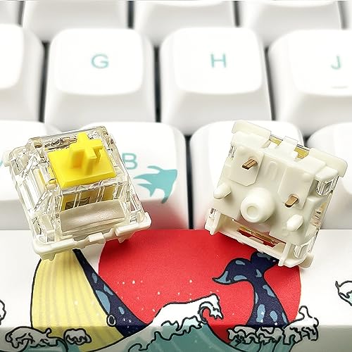 Switch Gateron G Yellow Pro 3.0 lot de 72 interrupteurs 5 broches - 5