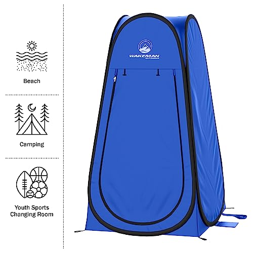 Wakeman 75-CMP1112 Pop Up Pod - Privacy Shower Tent, Dressing Room, Or Portable Toilet Stall With Carry Bag For Camping, Beach, Or Tailgate By Wakeman Outdoors  thumb #3