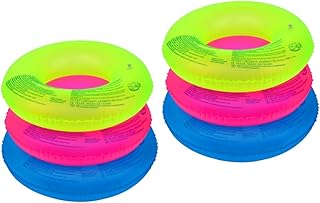 Toyvian 6 Peças Brinquedo De Piscina Tubo De Natação Flutua Piscina Anel De Piscina Para Adultos Piscina Inflável Piscina Inflável Boia Salva-Vidas Anel De Natação Bóia Salva-Vidas Objeto