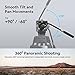 SmallRig DH10 Heavy Duty Tripod Fluid Video Head with Flat Base and Adjustable Handle, Quick Release Plate for Manfrotto Video Head Mount Plate, Load up to 22Ibs, for Video Cameras, DSLR Cameras 4165