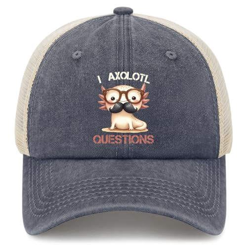 I Axolotl Questions Adults Youth Kids Axolotl Sun Hat Cycling Cap for Daughter