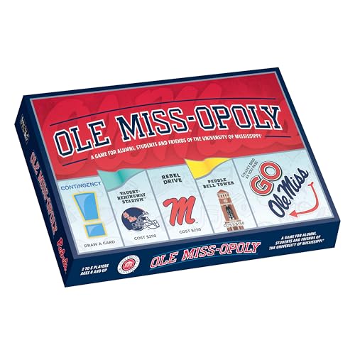 Juego de Mesa Ole Miss-Opoly Universidad de Mississippi miniatura 1