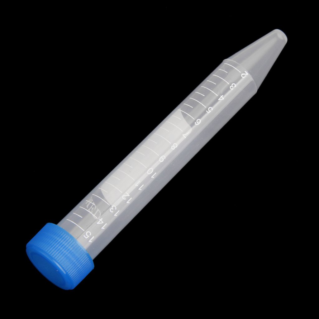 5 Cilindri Di Misurazione Plastica 50 Ml – Tubi Centrifuga Per Test Di Laboratorio