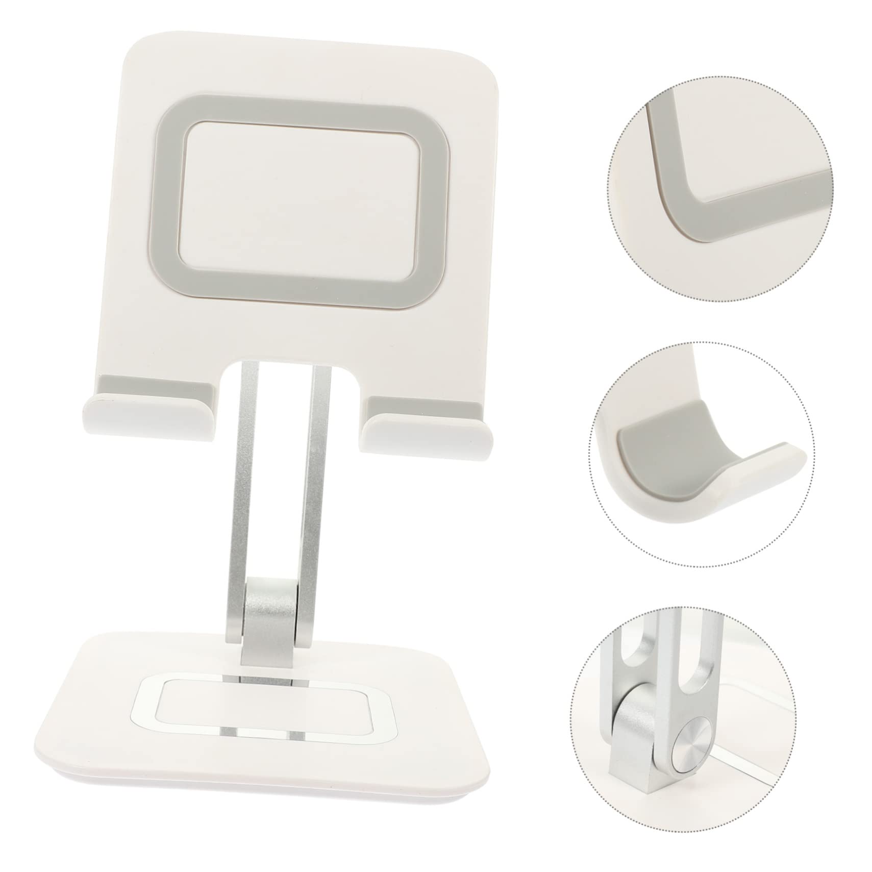 Mipcase Supporto da Tavolo in Metallo per Telefono Supporto Portatile Regolabile per Cellulare e Reader