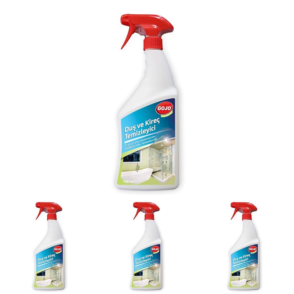 Gojo Duş ve Kireç Temizleyici Sprey 750 Ml (4 paketi)