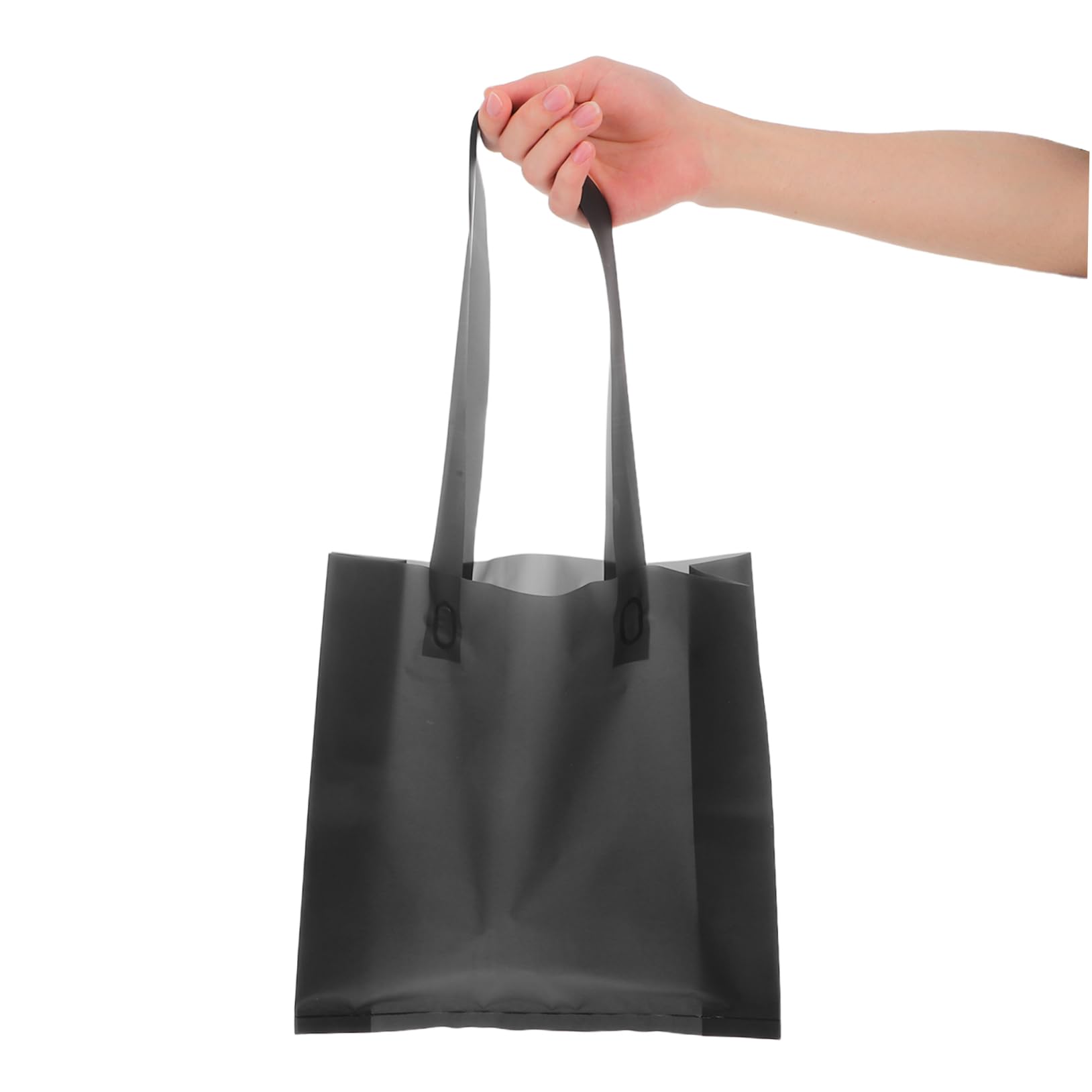 SOLUSTRE 50pezzi Borsa Tote per Libri Borsa Tracolla Intrecciata Materiale Satinato Design Elegante e Semplice per Negozi di Abbigliamento e Utilizzo Versatile