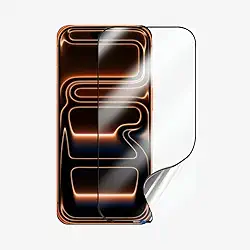 Película Nano Gel Protetora de Tela Frontal Cerâmica Transparente Não Quebra Anti Impacto Para iPhone (iPhone 17 Pro Max)