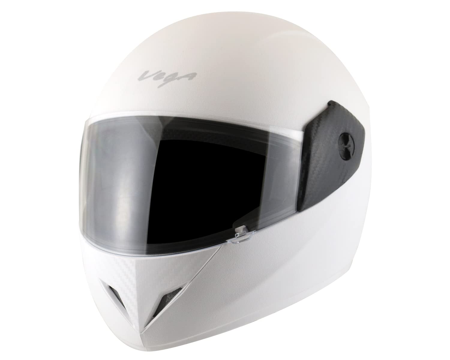 VEGA Cliff Full Face Helmet Red/White for Motorcycle M: 57 cm White