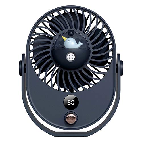 YeLukk Mini Cooling Fan,Portable Personal Air Conditioner USB Charging 3 Speed Adjustable,Refrigeration Cooler for Travel Desk Outside Home Office Dormitory Car Camping Tent Kitchen Outdoor (Blue)