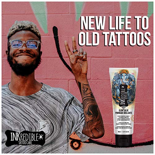 Inkredible Tattoo Cream Colour Enhancement – Tattoo Care Balm Keeps Your Ink Looking Fresh – Moisturizing Salve For Everyday Use #TOP4