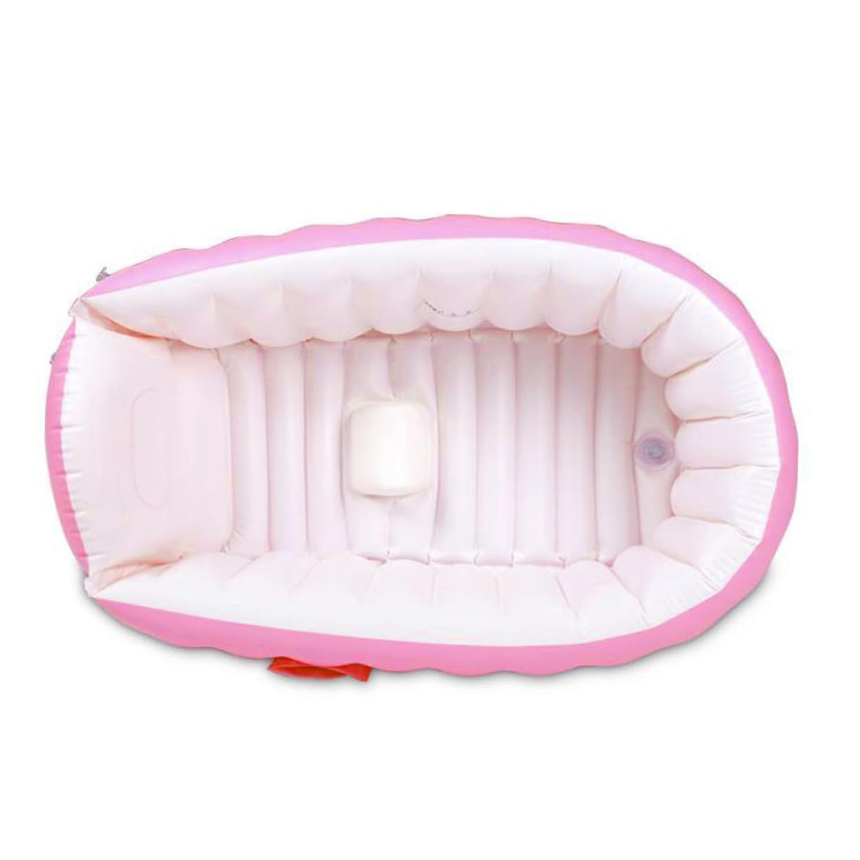 Bañera Inflable Rosa para Bebés y Niños Pequeños Pvc Plegable