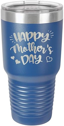 Miniatura 11 de Taza de viaje con texto en inglés "HAPPY MOTHERS DAY 30 oz Drink Tumbler with Straw " grabado con láser con divertidas citas " Compare con Yeti