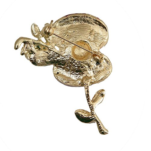 Elegant Sapphire Brooch Pin for Women