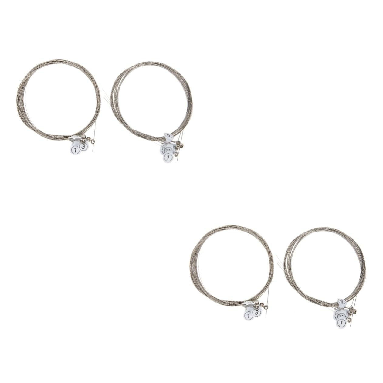 Abaodam 4 Sets Convenient Guitar Strings Standard Tension for Folk Guitar Extraordinary Tones Beautiful Sounds