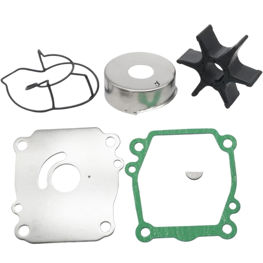 Kit di riparazione girante pompa acqua compatibile con DF50V DF60V | Per motori fuoribordo 50 60 a 4 tempi 2014 e amp; Su; Include motore a tazza