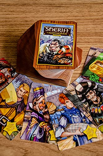Galápagos, Sheriff of Nottingham (2ª Edição), Jogo de Tabuleiro para Amigos, 3 a 6 jogadores, 60 min