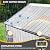 MELLCOM 8 x 6 FT Outdoor Storage Tool Shed with Windows and Lockable Door, Resin Outdoor Storage Shed with Floor, Resin Garden Shed for Lawnmower, Pool Supply, Bike