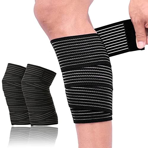 VQBKHO 4er Pack Kniebandage, Kniestütze Sport Bandage, Kniebandage Kraftsport, Komprimierte für Arm, Ellbogen, Wade, Hand, Knöchel, Handgelenk, Knie VQBKHO 4er Pack Kniebandage, Kniestütze Sport Bandage, Kniebandage Kraftsport, Komprimierte für Arm, Ellbogen, Wade, Hand, Knöchel, Handgelenk, Knie