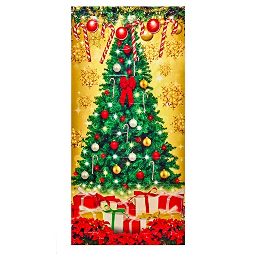 Rubies Holiday Door Cover Décor for Adults, Unisex 30' x 60'