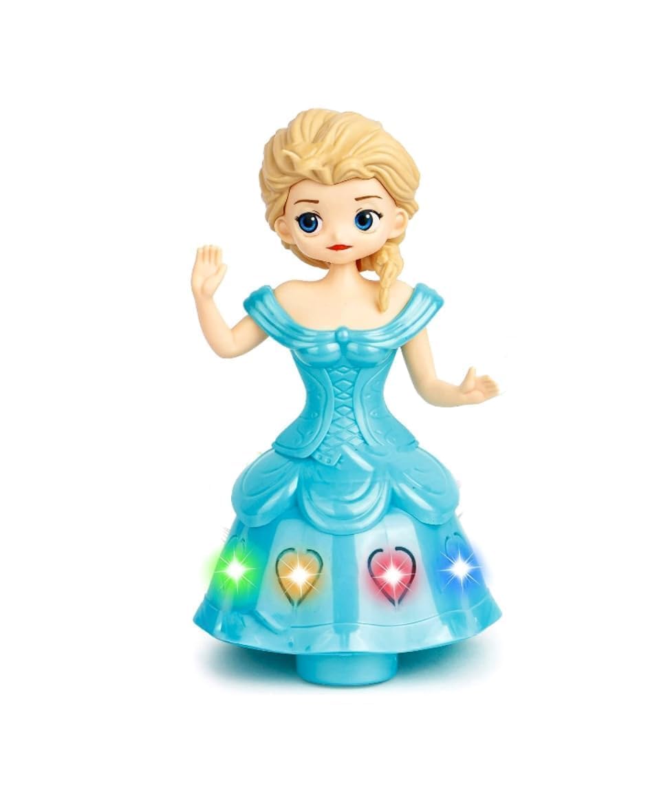 Hasper Tex Musical Toys for Kids Princess Dancing Doll 360 Degree Rotating Light & Sound Toy Bump and Go Action for 1 Year Old Baby Boys & Girls.Random Color (B0DF56NSQH) Amazon Price History, Amazon Price Tracker