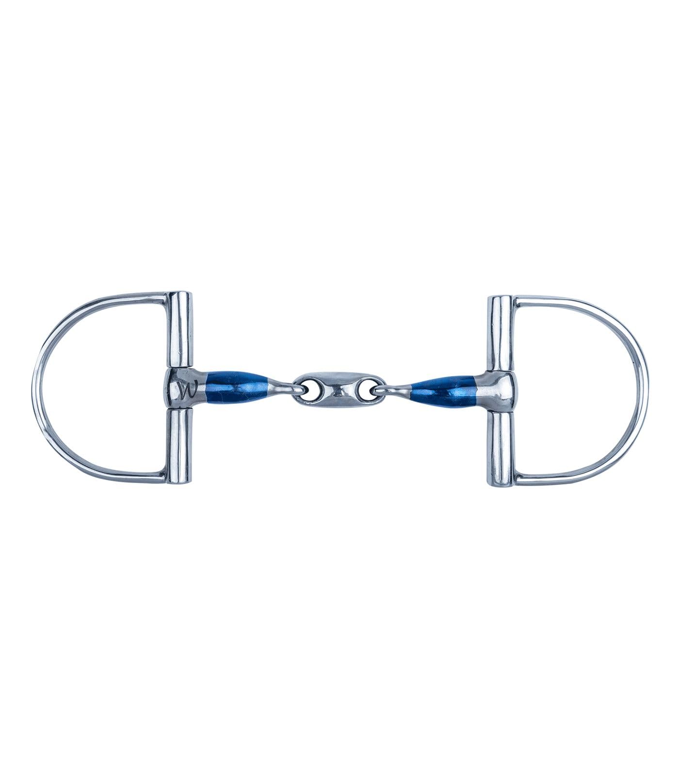 WALDHAUSEN Sweet Iron D- Ring Gebiss,dopp.Geb.,anatomisch,S:14mm,B:10