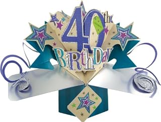 Second Nature 40th Birthday Pop Up Card