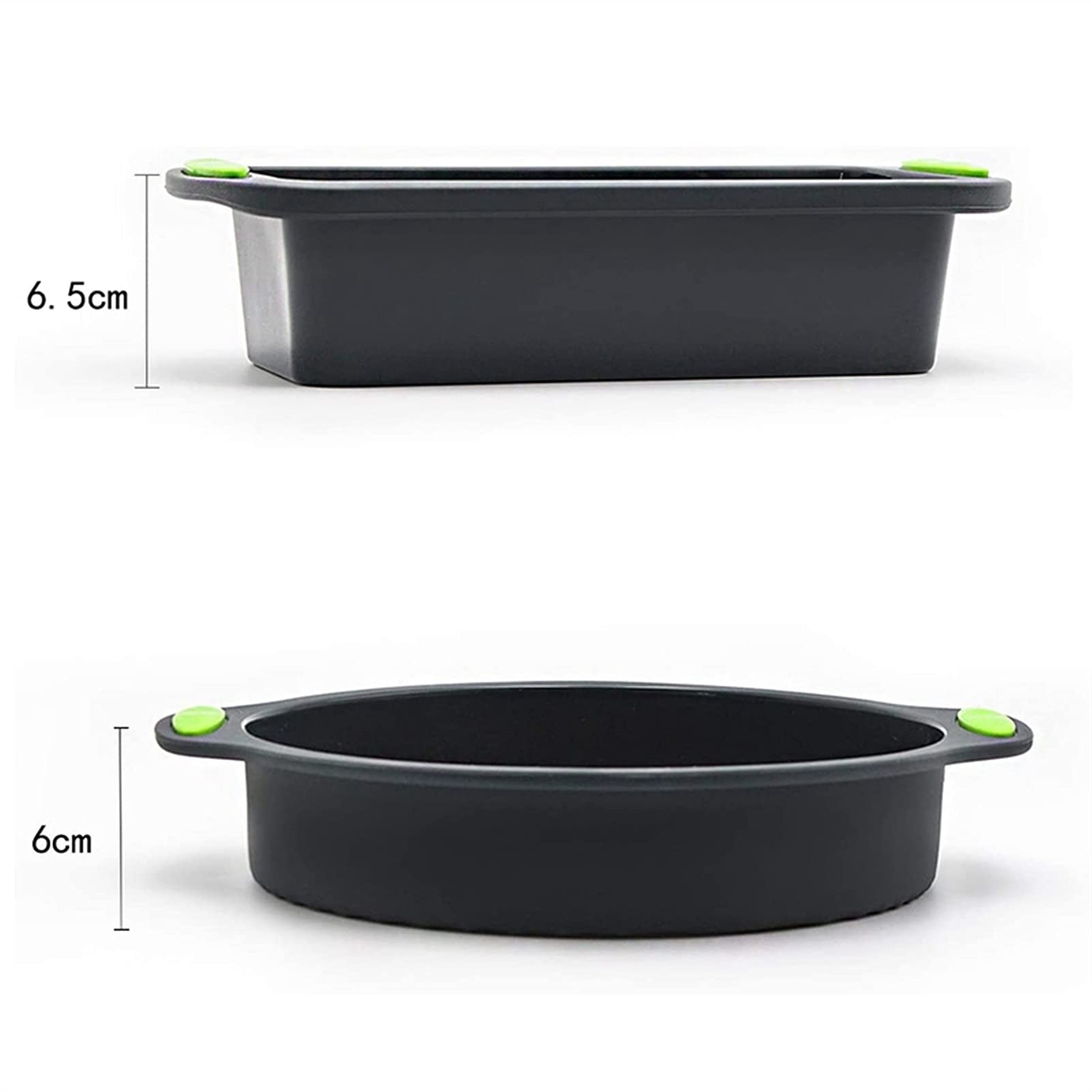 5 sztuk Nonstick Silikonowy zestaw do pieczenia-Ciasto Formy do chleba Blacha do pieczenia Donut Muffin Pan Zestaw arkuszy do pieczenia