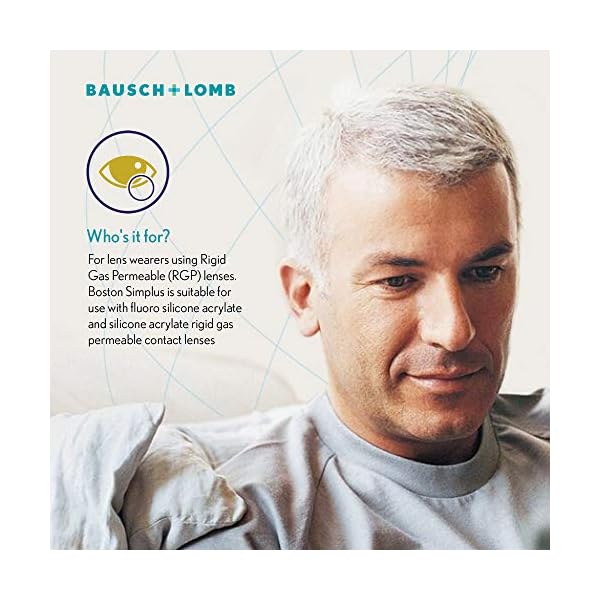 Bausch & Lomb Boston Reinigungslösung Simplus Multi Action für RGP-Kontaktlinsen, 120 ml, 4 Flaschen – Bild 4