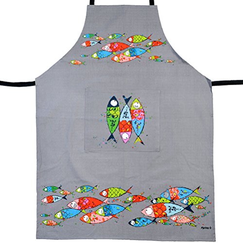 Fox Trot 8737peca Grembiule Cotone Pesce 72 x 91