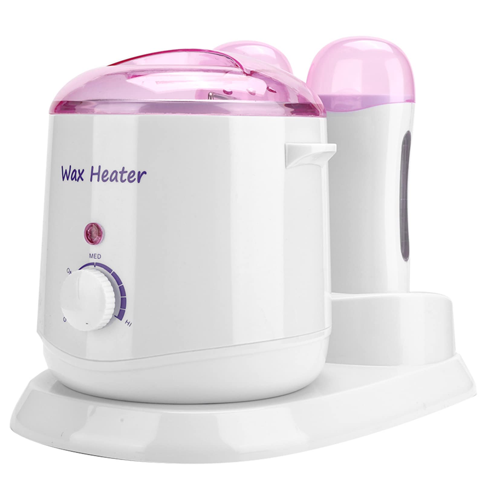 Calentador de cera 3 en 1, máquina de calentamiento profesional de spa de 800 ml Calentador de cera ajustable Máquina de depilación corporal sin dolor para el área de brazos (Enchufe de la UE)