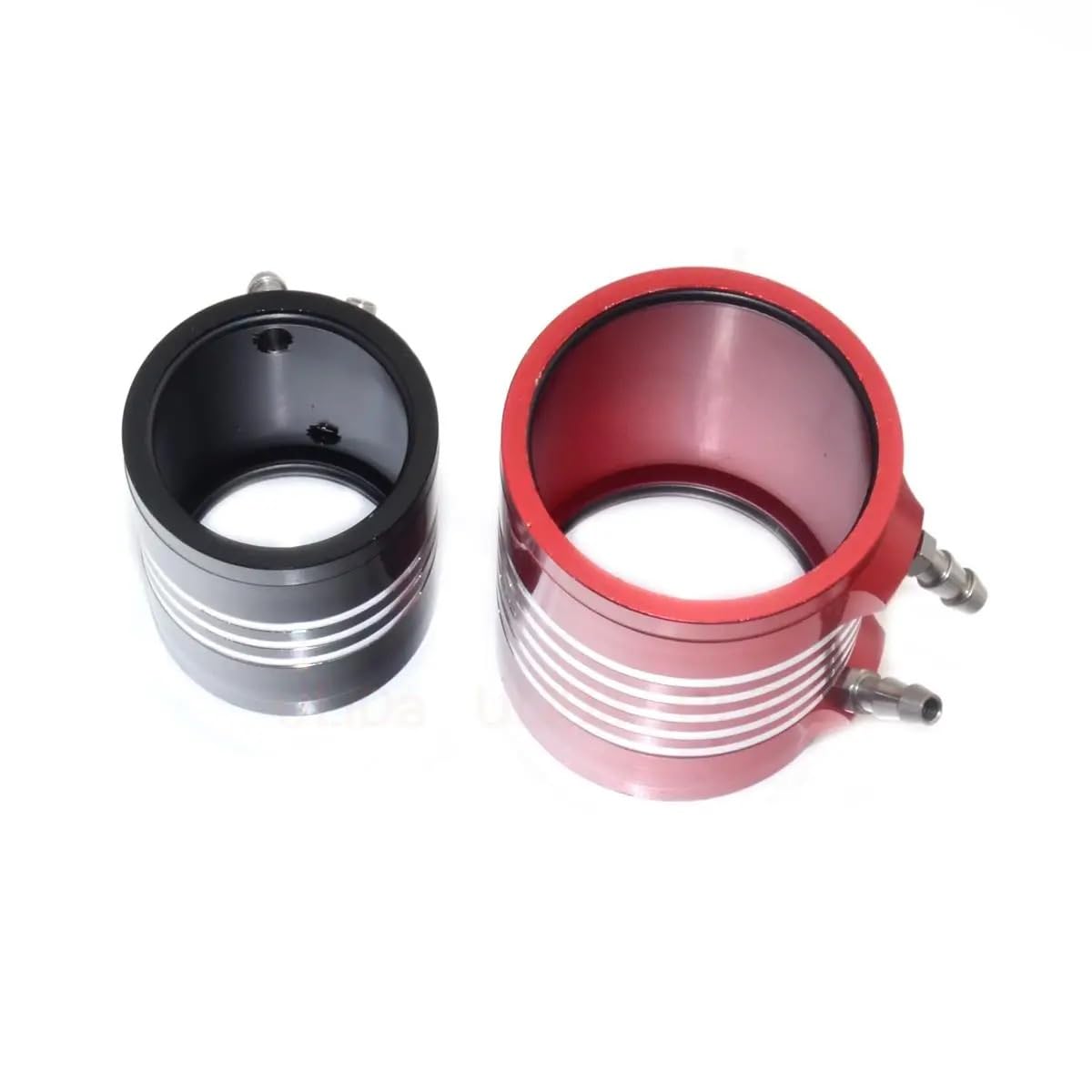 B20 B28-40mm 36-50mm 40-50mm chłodzona wodą kurtka 6063 tuleja chłodząca wodę do bezszczotkowego modelu elektrycznego RC silnik łodzi(B40 Black)