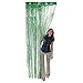 Green Metallic Fringe Curtain