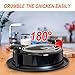 NeuerWall Chicken Shredder - Meat Shred Machine Kitchen Tool, Chicken Breast Shredder Tool Twist Meat Shredder Bowl Food Grinder for Pork, Beef and Chicken