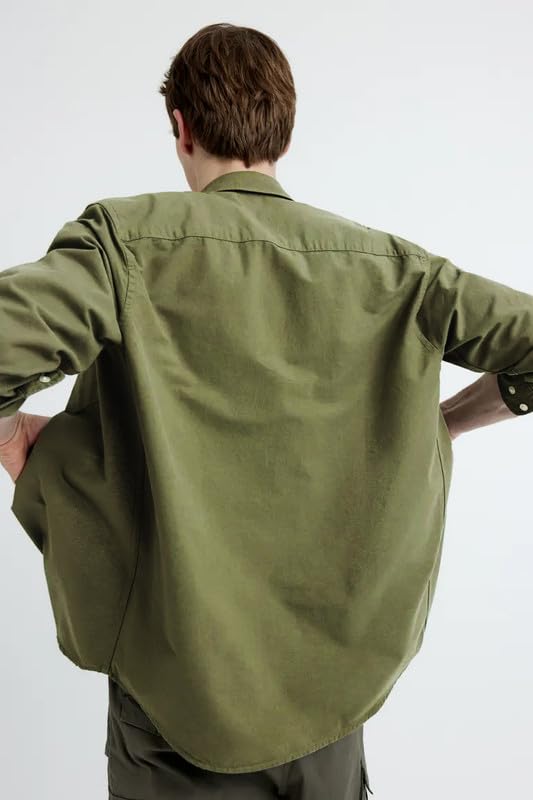 Image of BE ACTIVE Men's Oxford Cotton Lycra Casual Shirt || Men Stylish Shirt || Full Sleeves || Simple Shirt for Men || Timeless Style & Comfort
