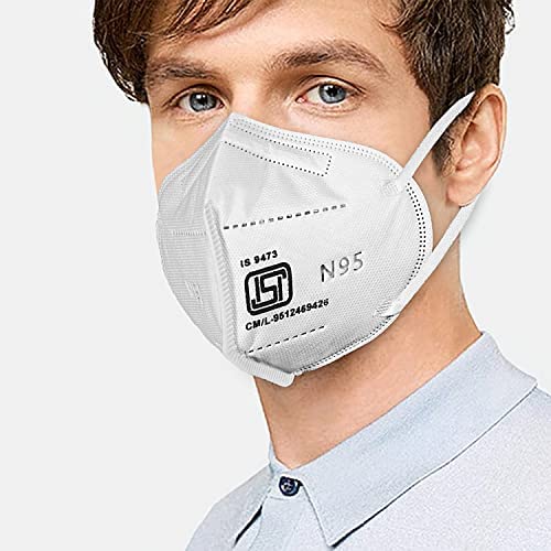CareDone N95 ISI Mark/ BIS Certified Face Mask FFP2, (White,Packof 10) For Men, Women, Reusable, Anti Pollution ,Breathable N95 Mask For Daily Use With Head Mask Extender. (B09TL3LSGG) Amazon Price History, Amazon Price Tracker