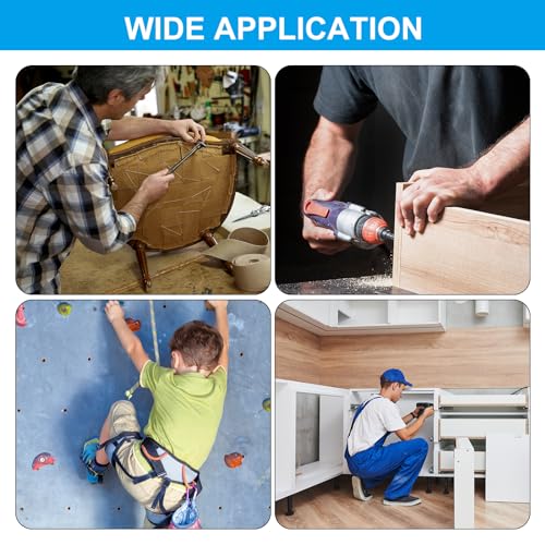 Écrous en T anti-rotation #8-32 uxcell pour stabiliser les assemblages bois
