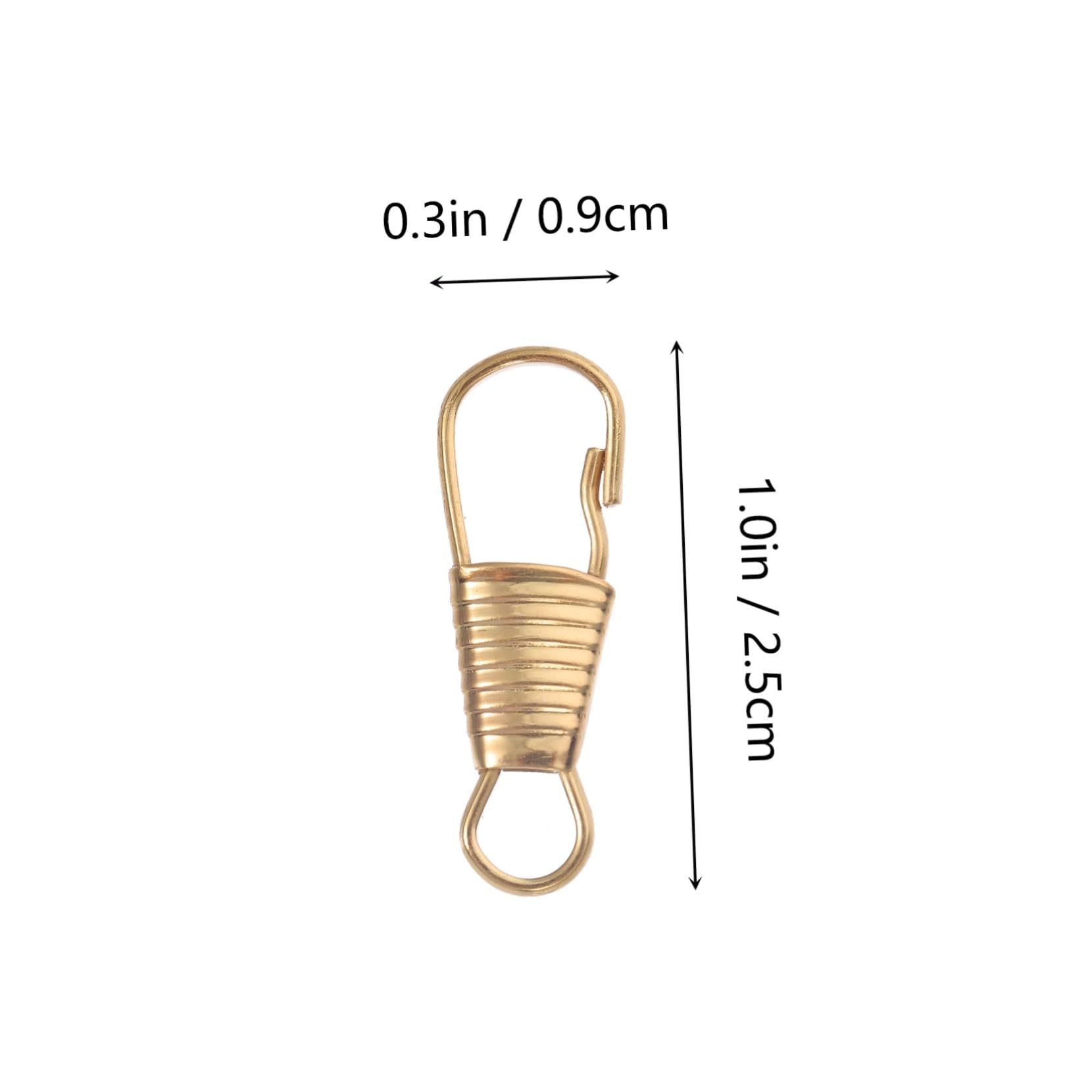 MUELODSIC 10pcs Detachable Zipper Pulls Durable Zipper Tabs for Bags Coats Easy Replacement Accessories Antique for DIY Sewing Projects