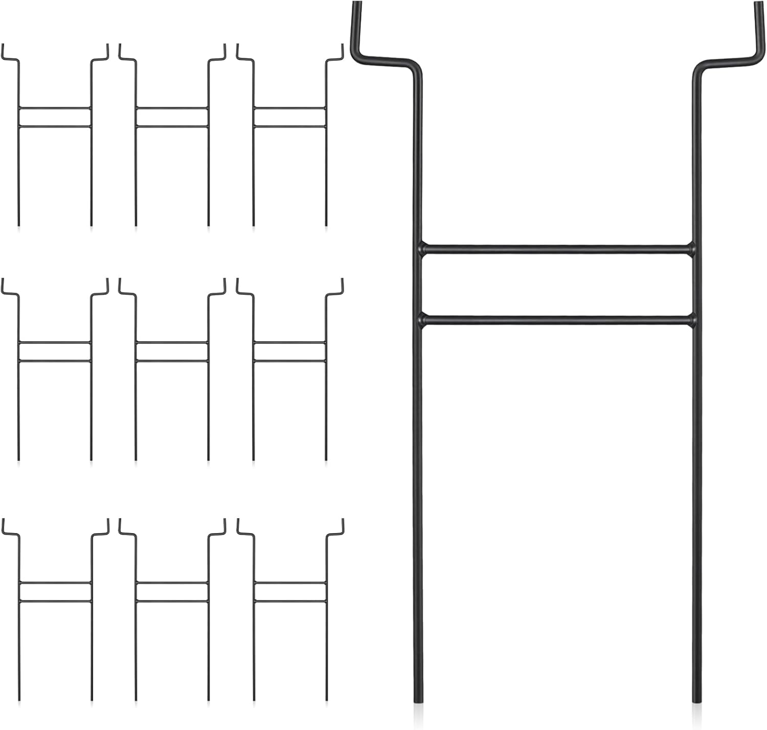10 Pack 20" H-Type Body Support Bracket for #330 Securing Animal Traps, Secures Traps for Water Sets, Field, Wilderness Trapping